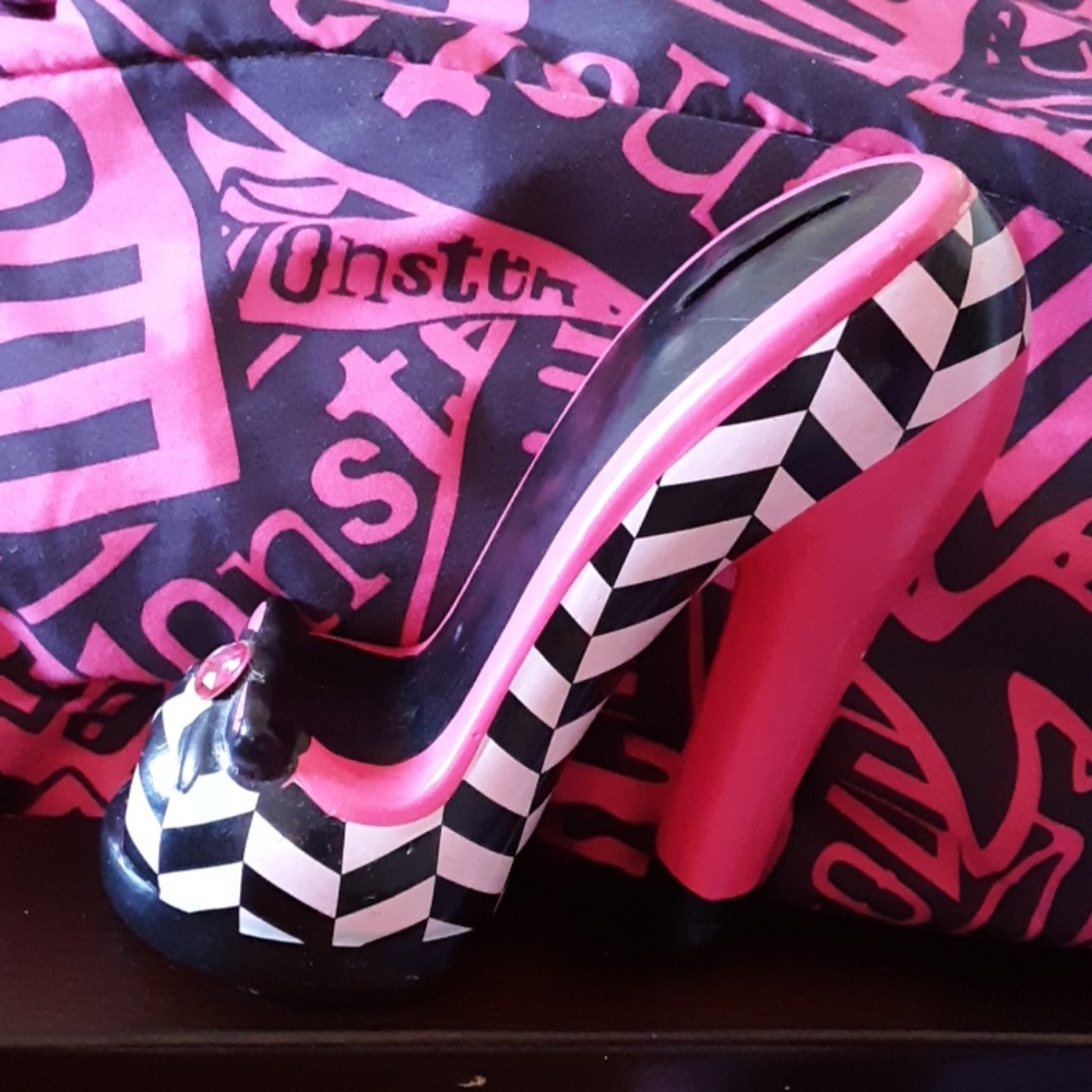 High heel piggy bank
